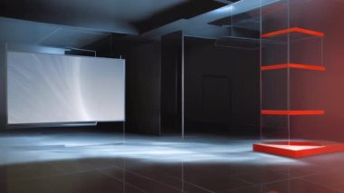 Profesyonel Sanal TV Stüdyosu: Multimedya Sunumunu Etkinleştirmek için Şık Set