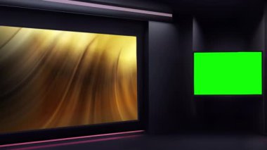 Yüksek Teknoloji Grafikleri ve Kusursuz Video Entegrasyonuyla Geleceğin Sanal Haber Stüdyosu