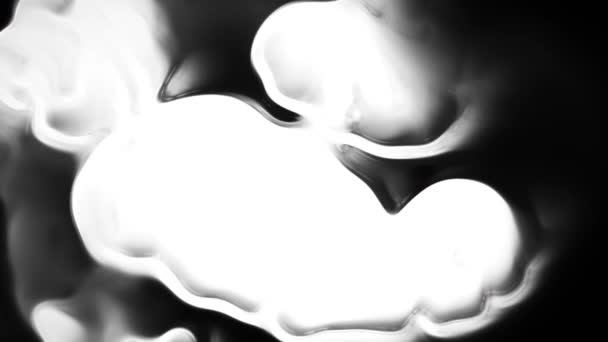 Transition Fleur Purge Peinture Impressionner Animation Tache Encre Qualité Supérieure — Video