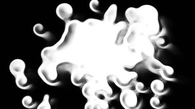 Kitle boyaları kağıt geçişi üzerine yayılır. En iyi kalite mürekkep lekesi animasyon stoku görüntüsü. Video geçişleri için bu görüntüyü kullanabilirsiniz.