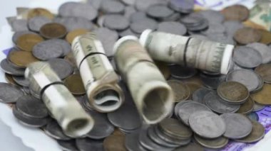 Eski Hindistan Para Notları ve Paraları - Banka Para Arkaplanı