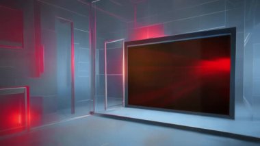 Yenilikçi Haber Stüdyosu: Duvarda 3D Sanal TV