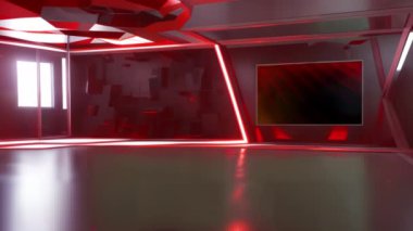 Modern TV Stüdyo Sunumu: Yayını Bağlamak için Dinamik Sanal Set