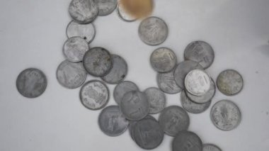 Eski Hindistan Para Notları ve Paraları - Banka Para Arkaplanı