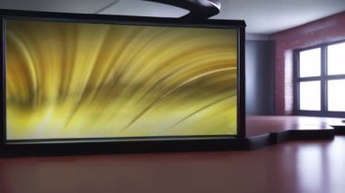 Kusursuz Yayın için Profesyonel Sanal TV Stüdyo Arkaplan Döngüsü