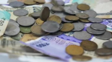 Eski Hindistan Para Notları ve Paraları - Banka Para Arkaplanı