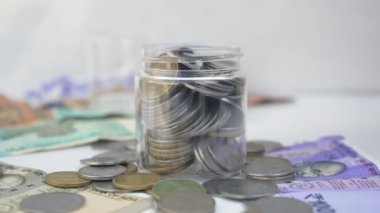 Eski Hindistan Para Notları ve Paraları - Banka Para Arkaplanı