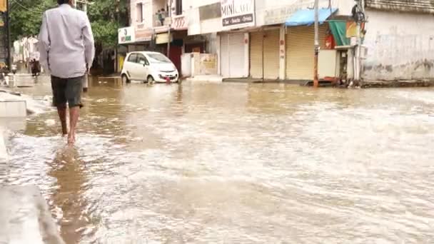 Glissement Terrain Inondation Hyderabad Inde 2020 — Video
