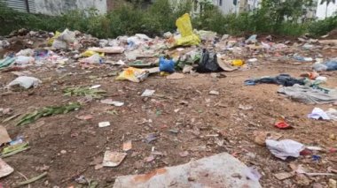 atık boşaltımı yakın plan görünümü