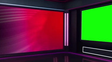 Özelleştirilebilir Uygulanmış Sunumlar ve Bağlantı Yayınları Sanal TV Stüdyosu