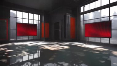 Dinamik Haber Stüdyosu Ekranı: Duvarda 3D Sanal TV