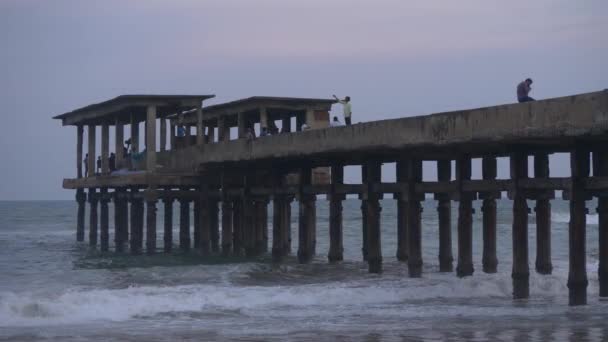 Centrum Informacji Turystycznej Plaży Plaża — Wideo stockowe