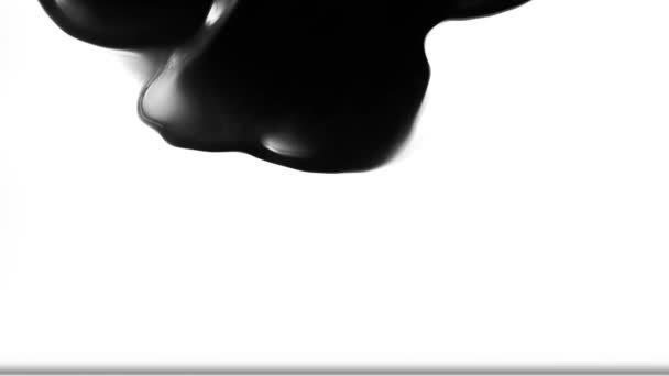 Digitale Tinte Blutet Übergangs Animationsmaterial — Stockvideo