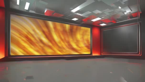无缝化娱乐虚拟电视演播室背景图 — 图库视频影像