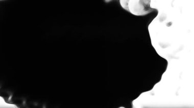 Dijital mürekkep kanaması geçiş animasyon görüntüleri