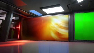 Bir Sinema ve Heyecan Verici Prodüksiyon için Sanal Film Ayarlama Arkaplan Döngüsü
