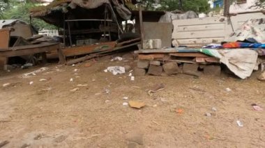 atık boşaltımı yakın plan görünümü