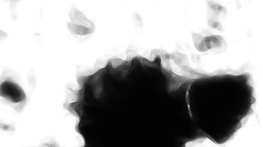 Dijital mürekkep kanaması geçiş animasyon görüntüleri