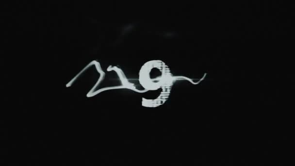카운트 타이머 컴퓨터 그래픽 애니메이션 — 비디오