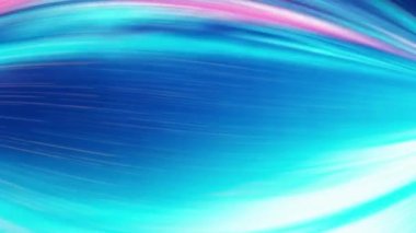 Mavi ve pembe dalgaları, girdapları ve ışıkları olan soyut mavi arkaplan. Mavi ve mor dalgaları içerir