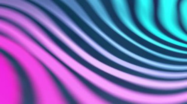 Siyah ya da mavi arkaplan üzerinde pembe ve mavi dalgalı soyut arkaplan