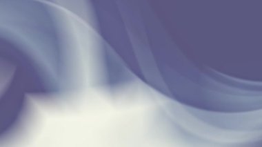 Mavi ve mor renkler, ışık efekti, beyaz kuş. Mavi arka planda beyaz bardağa yakın plan. Soyut beyaz ipek kumaş üfleme