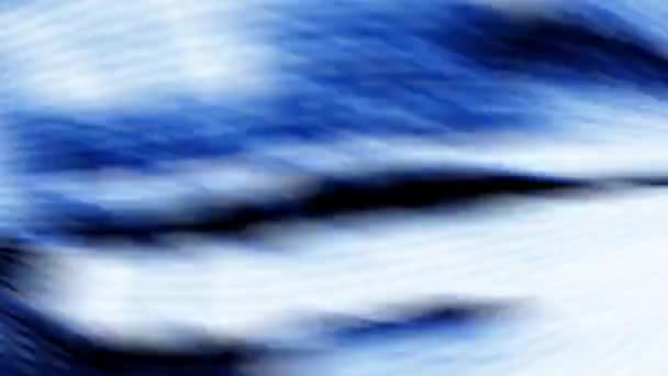Fondo Abstracto Azul Blanco Con Patrón Borroso Incluyendo Una Luna — Vídeo de stock
