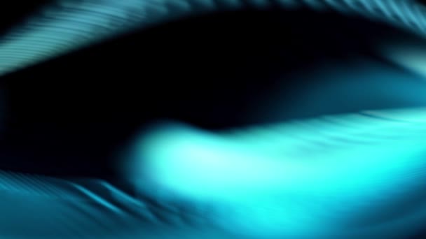 青い背景 抽象的なデザイン 青い波と光 月の光 そしてさまざまな青い抽象 — ストック動画