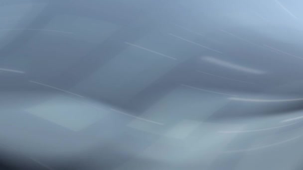 Стеля Світить Блакитному Небі Білими Хмарами Срібна Фотографія Відображає Синій — стокове відео