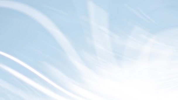 Світло Блакитне Небо Білими Хмарами Синьо Білий Абстрактний Фон Неба — стокове відео