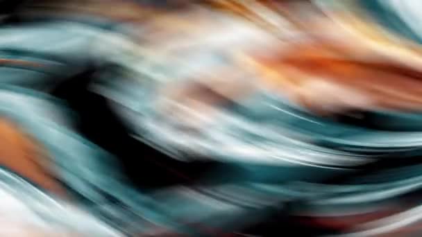 抽象的背景 五彩斑斓的设计 波浪的图像 人的运动模糊 波浪的绘画 — 图库视频影像