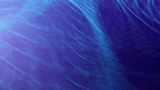 Fond Abstrait Bleu Avec Lignes Ondulées Lignes Bleu Clair Lumière — Video