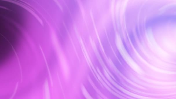 ピンクと紫色の要素を持つ紫色の抽象的な背景 曲線パターンとぼやけた背景が特徴 — ストック動画
