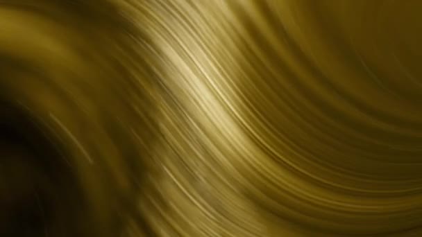 Ein Goldener Hintergrund Mit Welligem Muster Und Einer Textur — Stockvideo