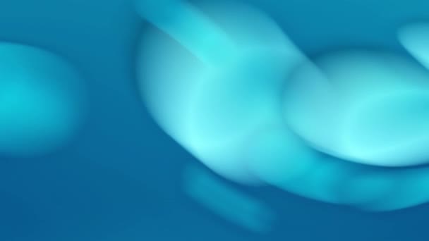 円や水滴のパターンなど さまざまな青い抽象的な背景 — ストック動画