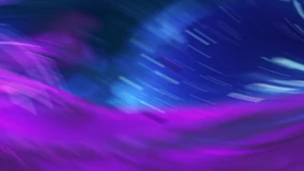 Vivid Purple Blue Abstract Background Dynamic Wave Creating Visually Appealing — Stock Video