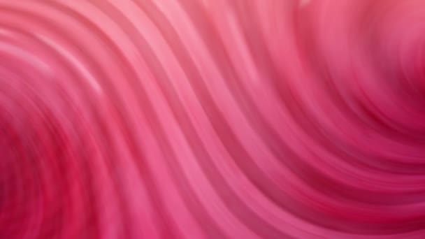 Fundo Vermelho Rosa Com Linhas Onduladas Com Uma Onda Rosa — Vídeo de Stock