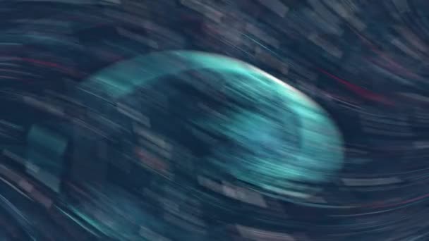 Imágenes Abstractas Planeta Azul Círculo Luna Colocados Sobre Diferentes Fondos — Vídeos de Stock