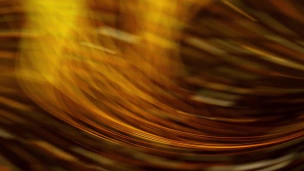 Yakın Çekim Uzun Pozlar Altın Turuncu Sarı Kırmızı Desenler Kablolar — Stok video