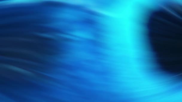 Oceano Tem Água Azul Com Ondas Uma Superfície Água Azul — Vídeo de Stock