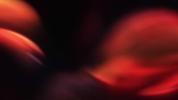 Ein Roter Und Schwarzer Hintergrund Mit Verschwommenem Licht Rote Und — Stockvideo