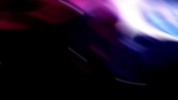 Черный Фон Синим Блеском Роскошным Фиолетовым Фоном Размытый Эффект Красным — стоковое видео