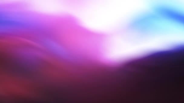 Абстрактный Фон Синим Розовым Цветами Красные Синие Огни Темноте Фиолетовые — стоковое видео