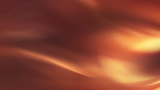 一个抽象的背景 金色的日落 火热的天空 橙色的背景就像燃烧的火焰 — 图库视频影像