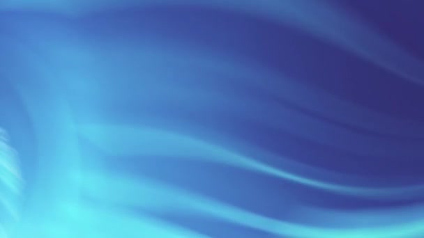 Fundo Abstrato Azul Com Luz Azul Brilhante Padrão Ondulado Matiz — Vídeo de Stock