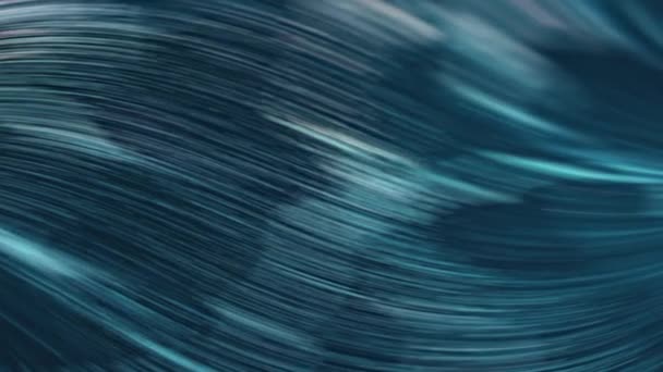 Das Blaue Wasser Des Ozeans Und Die Sich Bewegenden Wellen — Stockvideo
