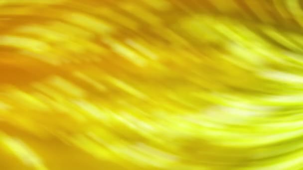 Sarı Arka Planda Soyut Sarı Bir Alev Bulanık Desenli Parlak — Stok video