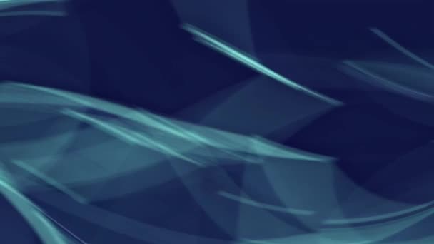 Синій Абстрактний Фон Домінує Різними Візерунками Градієнтами Включаючи Візерунок Хвилястих — стокове відео