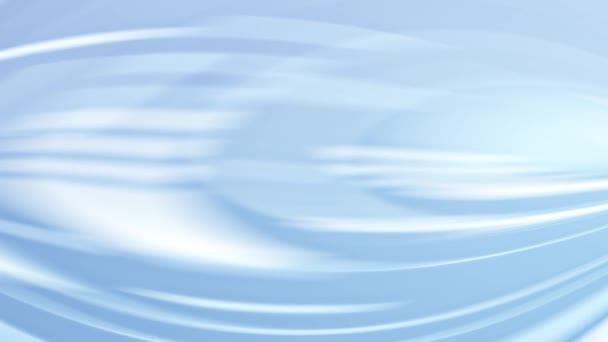 青空の波を特徴とする水波と波の青い背景 — ストック動画