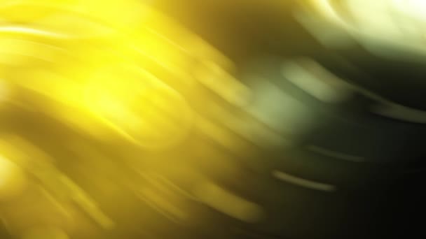 Different Combinations Gold Green Black Yellow Backgrounds Blurred Blurry Effects — Stock Video